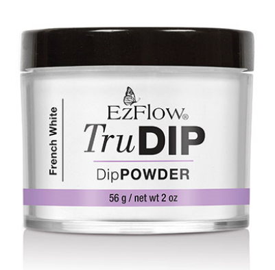 EZFLOW TRUDIP FRENCH WHITE POLVERE ACRILICA PER RICOSTRUZIONE UNGHIE 56g